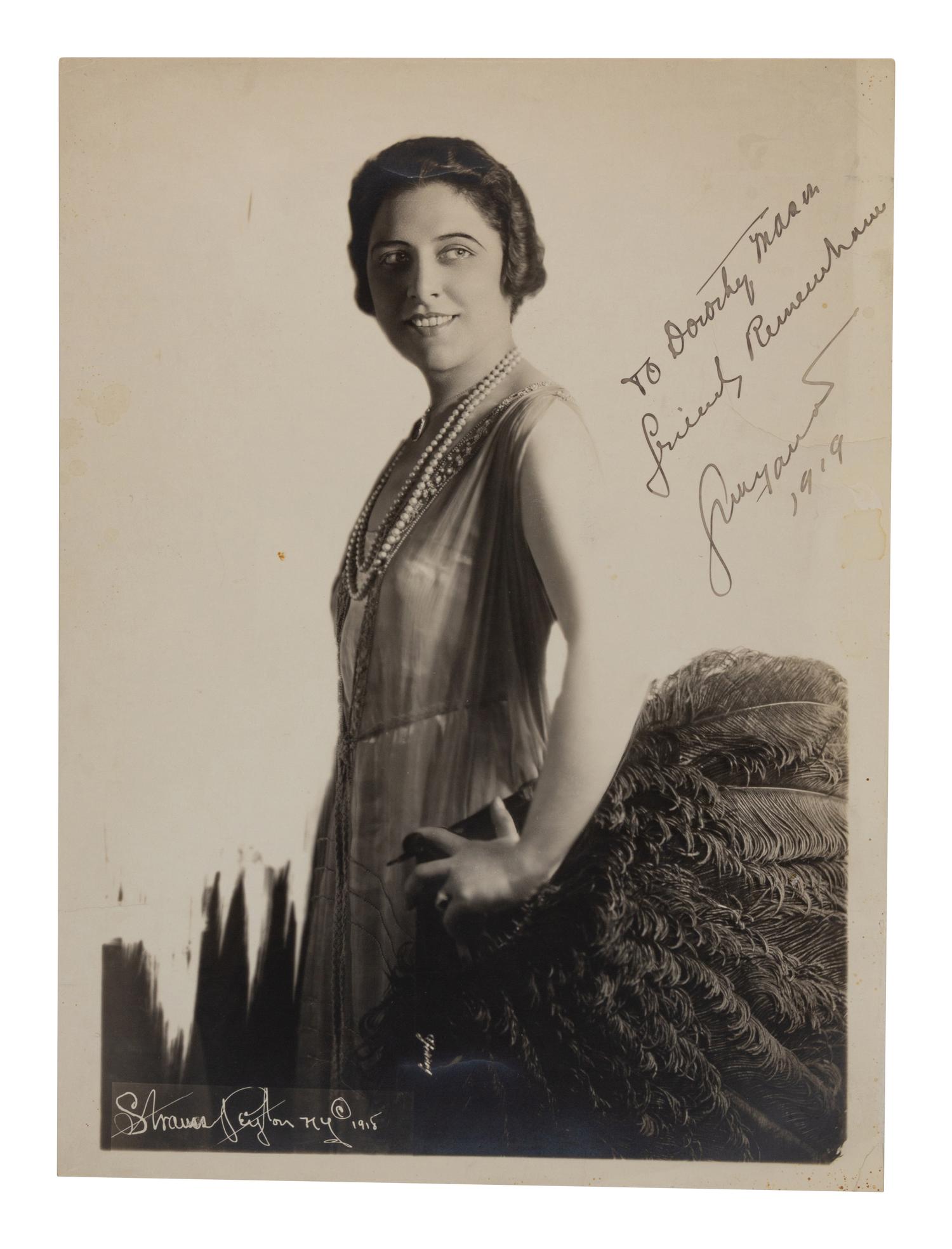 A Group of 6 Signed Photographs of Opera Singers from the 1910s