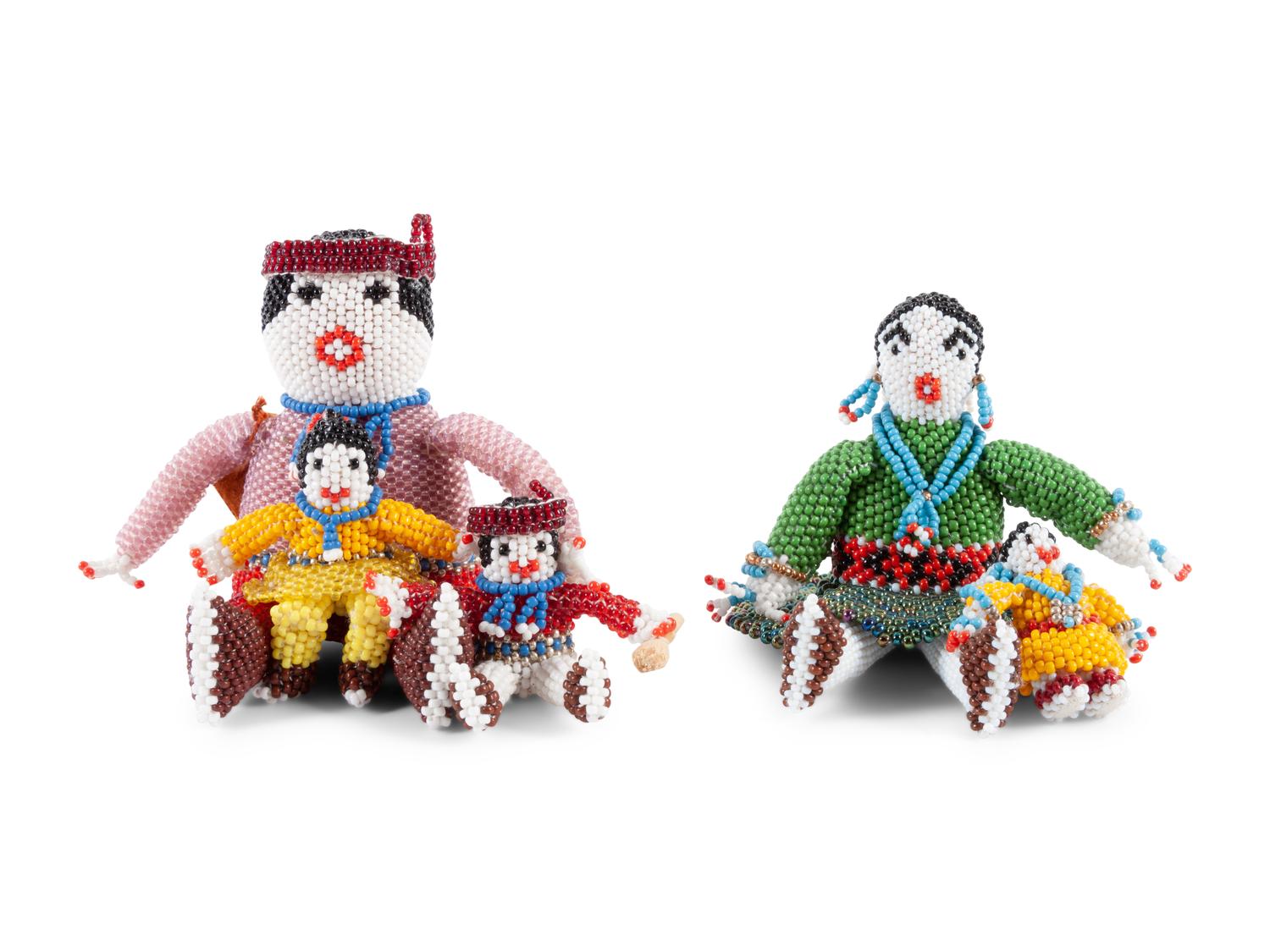 Collection of Zuni Beaded Dolls