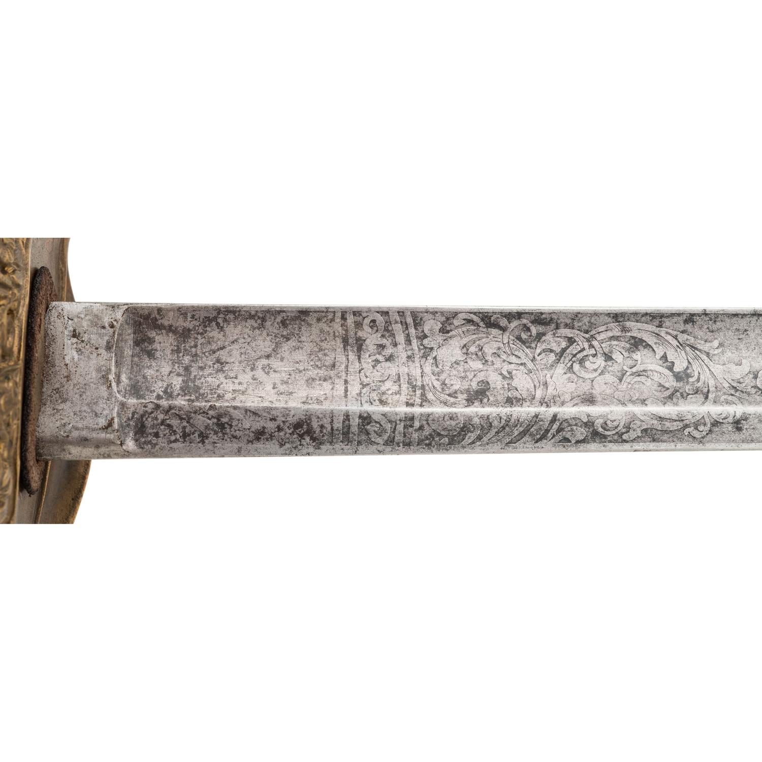 Imported US Model 1850 Staff & Field Officers Sword Retailer Marked by Staderman
