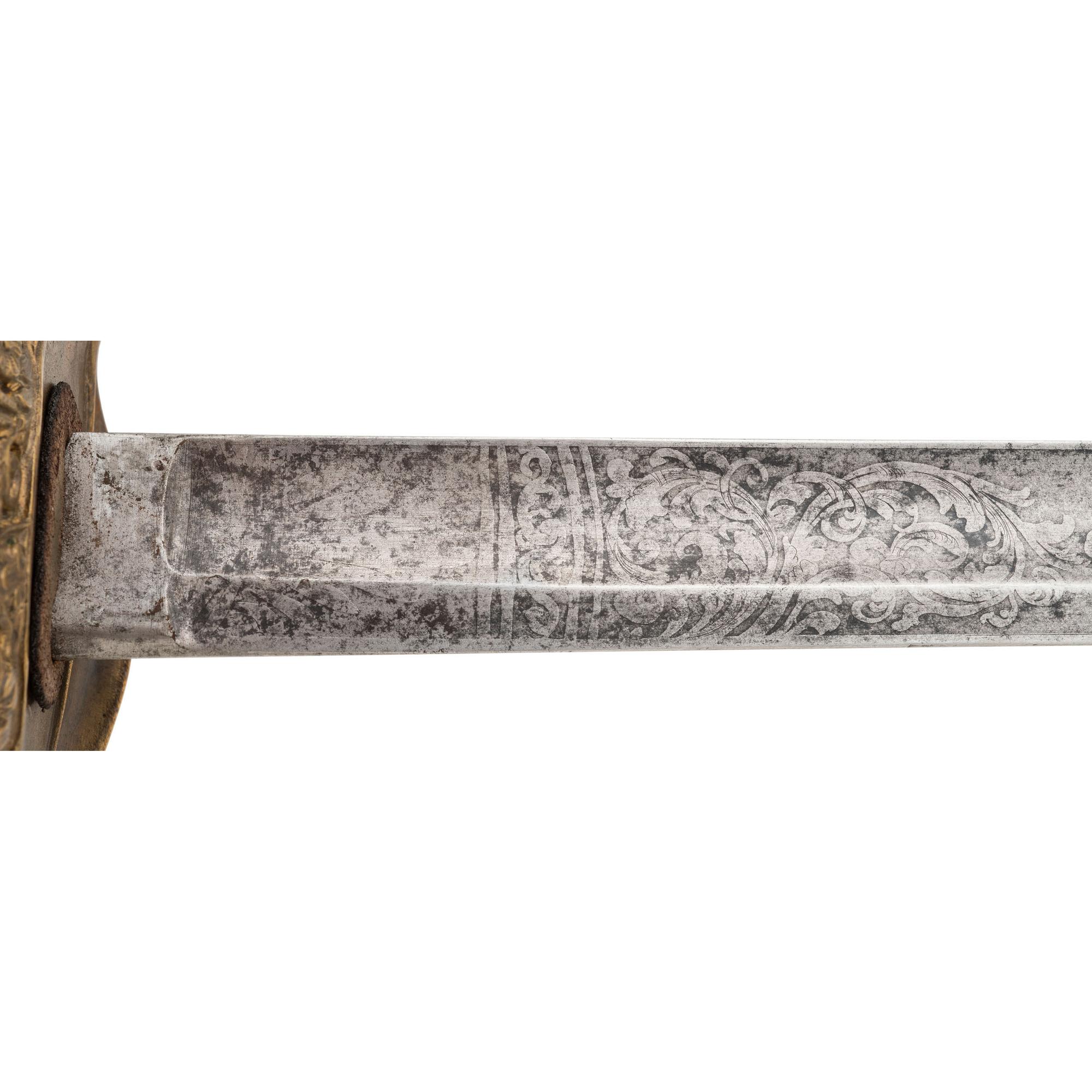 Imported US Model 1850 Staff & Field Officers Sword Retailer Marked by Staderman