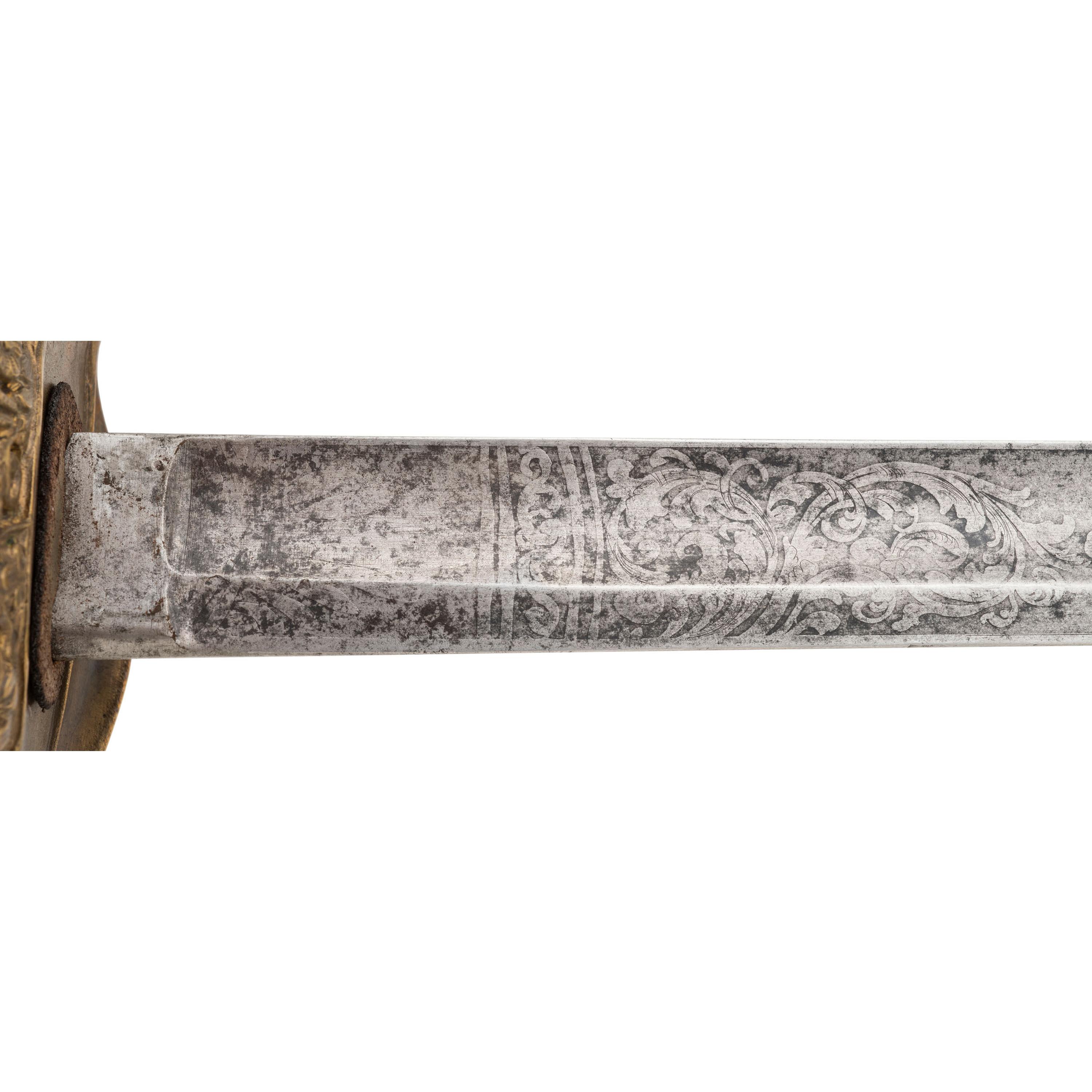 Imported US Model 1850 Staff & Field Officers Sword Retailer Marked by Staderman