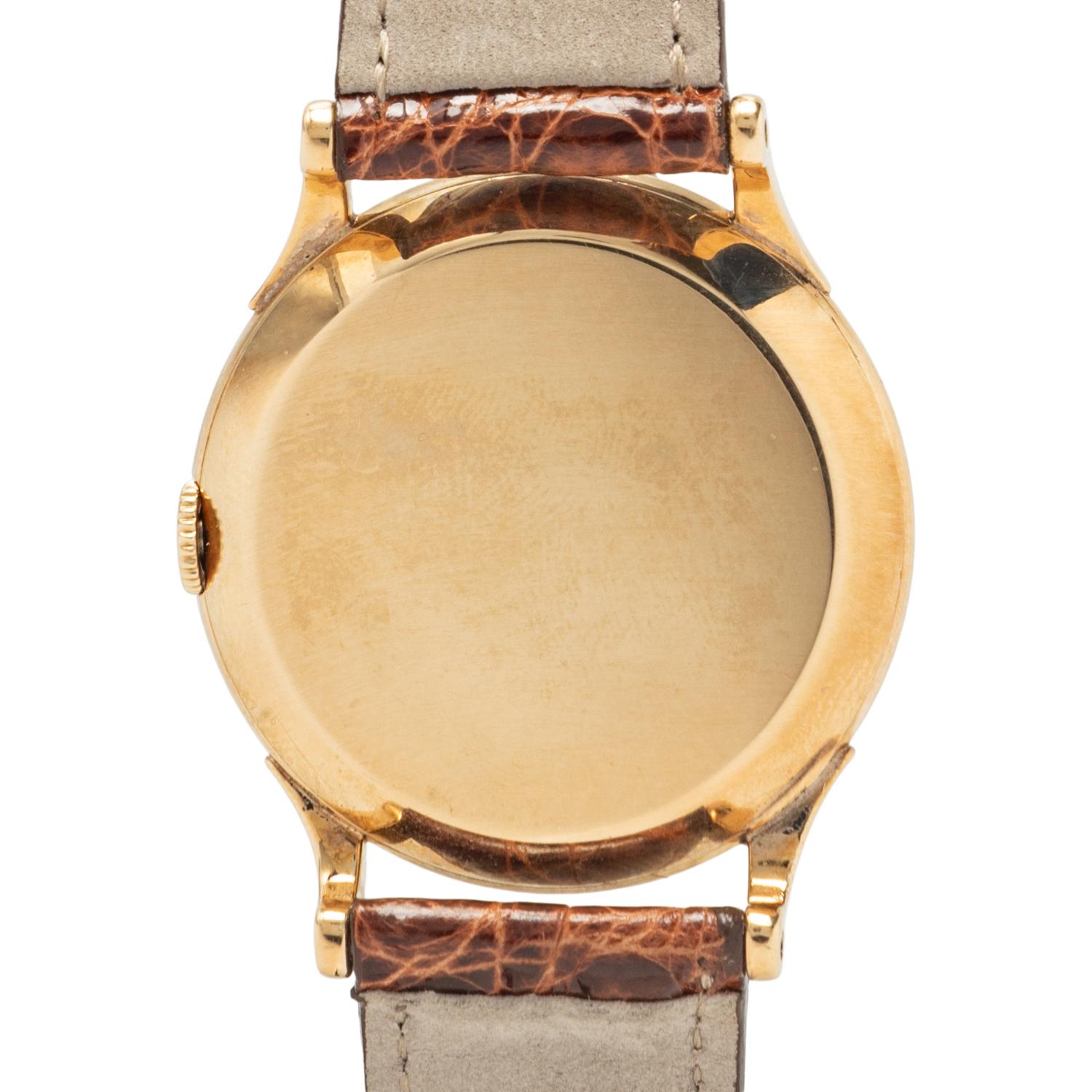 IWC, 14K YELLOW GOLD WATCH WITH IWC BUCKLE