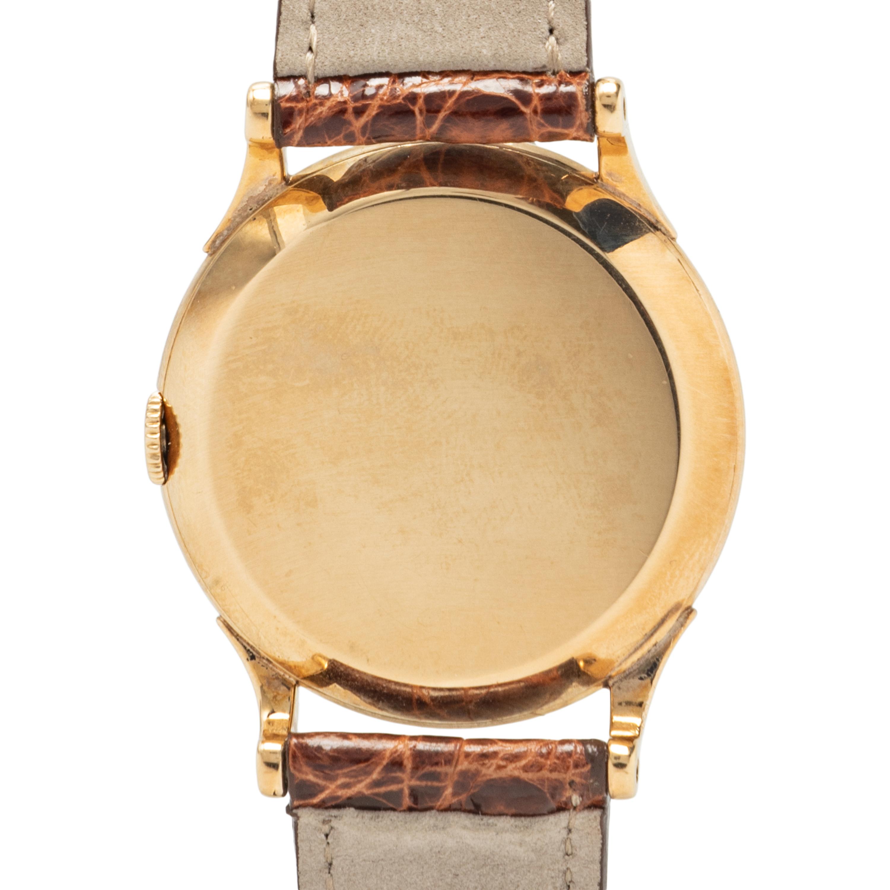 IWC, 14K YELLOW GOLD WATCH WITH IWC BUCKLE