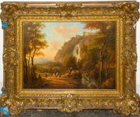 Artist Unknown, (19th century), Landscape with Riding Party