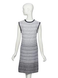 CHANEL, SLEEVELESS GRADIENT KNIT DRESS
