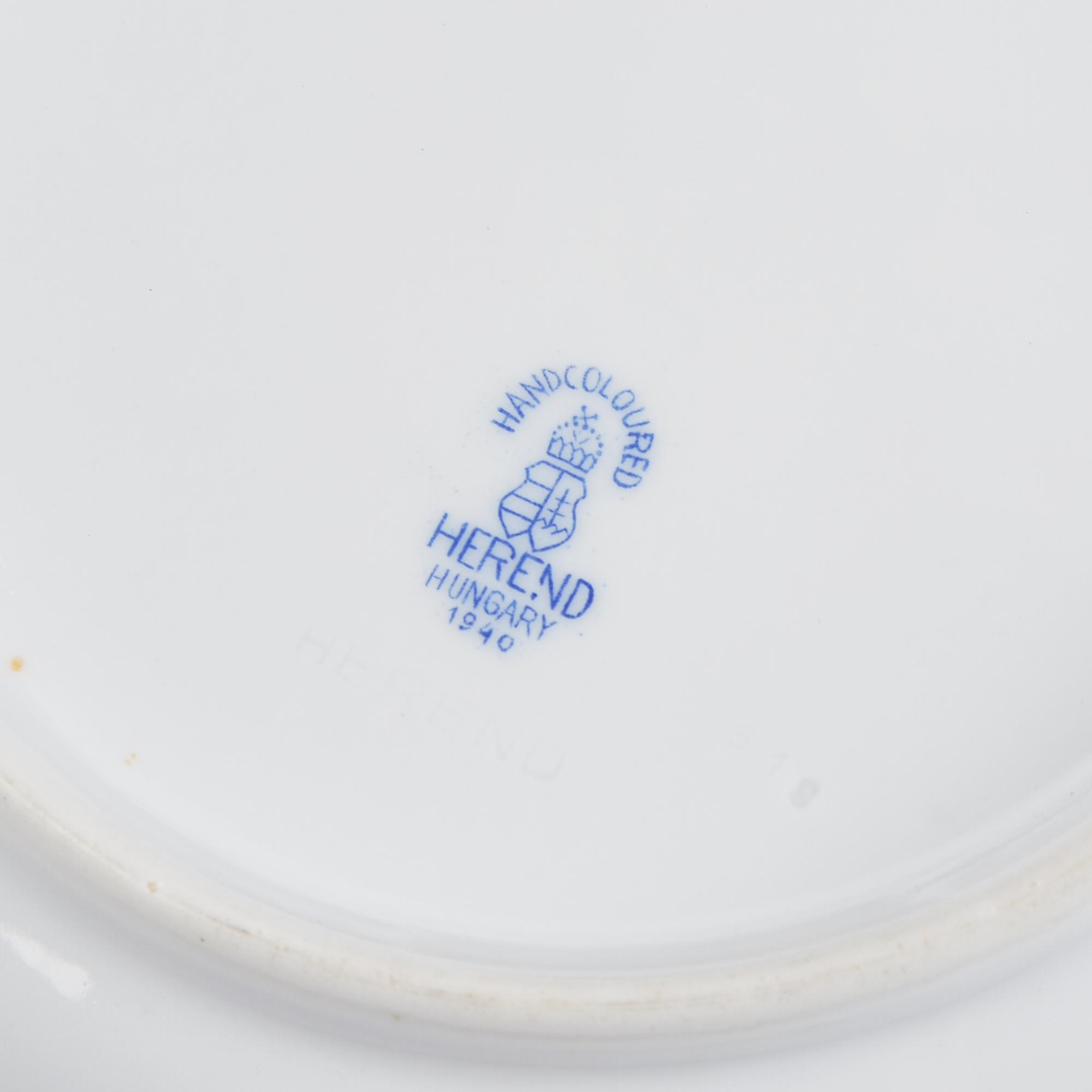 A Herend Porcelain Dinner Service