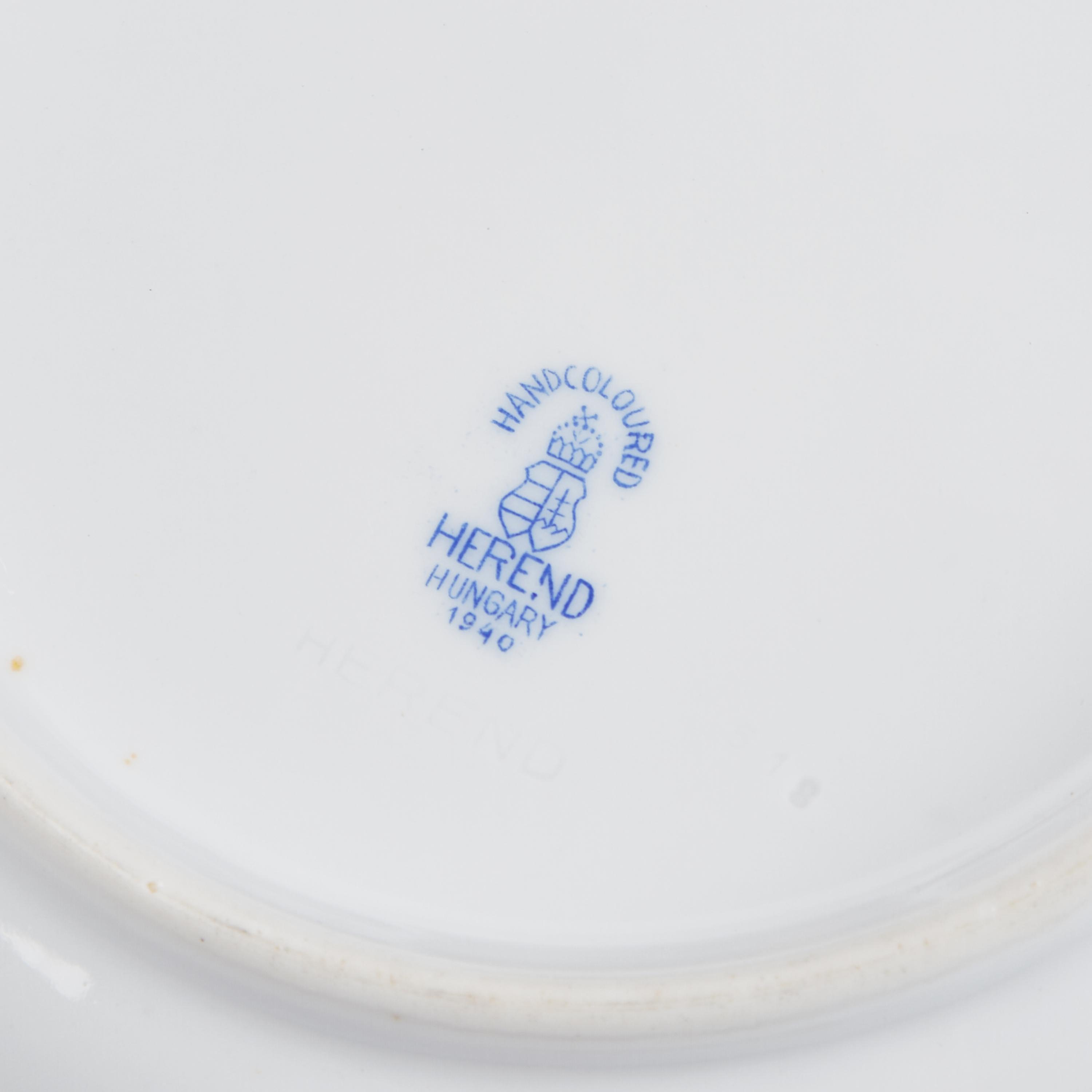 A Herend Porcelain Dinner Service