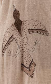 Penned Ledger-style Drawings on Sweaters, with Thunderbirds