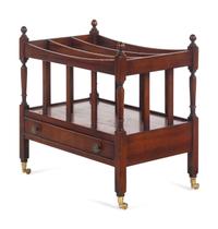 An English Mahogany Canterbury