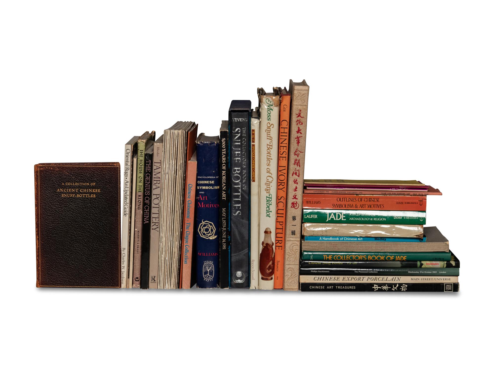 A Collection of Chinese Reference Books Pertaining to Snuff Bottles