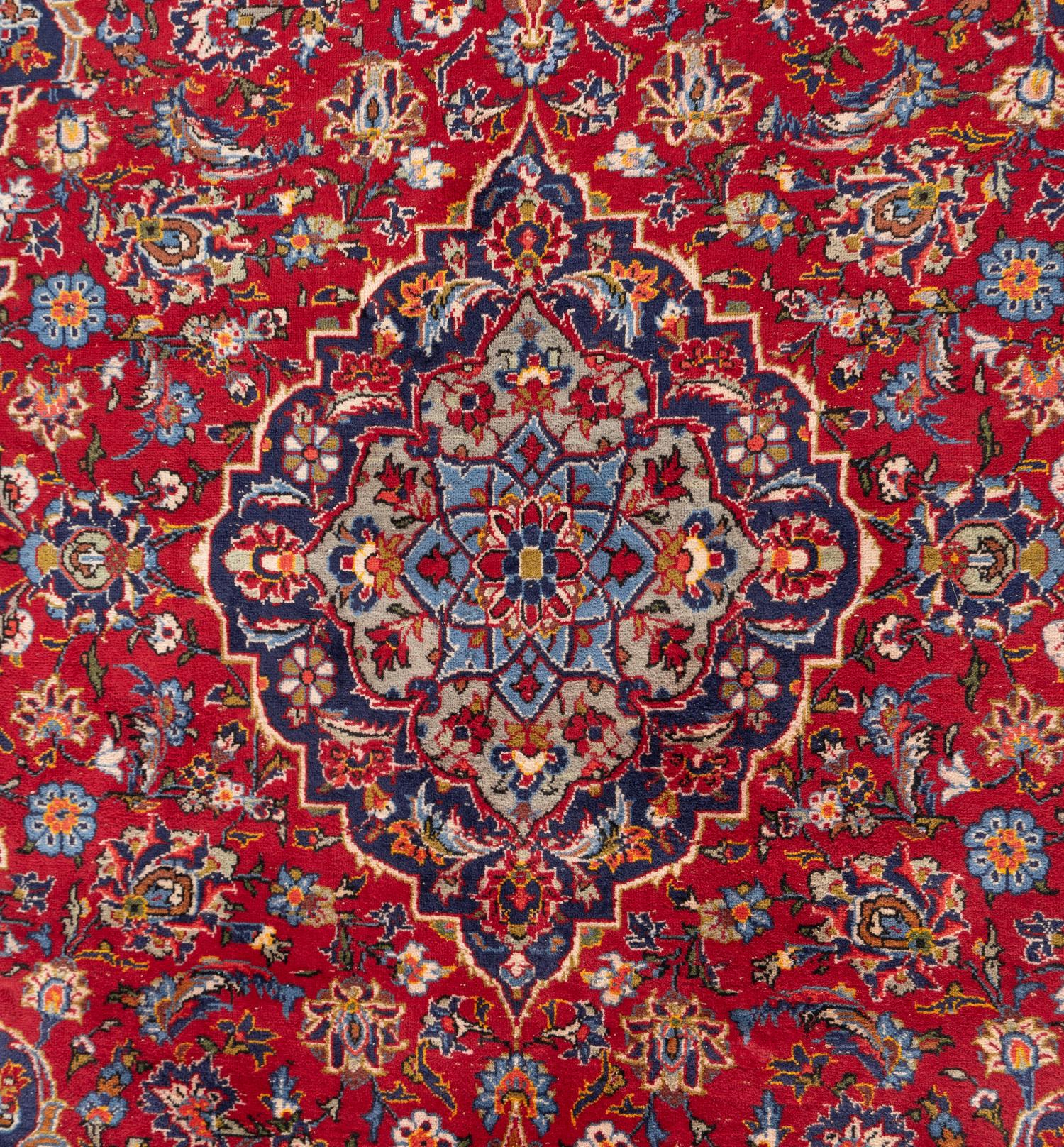 A Kashan Wool Rug