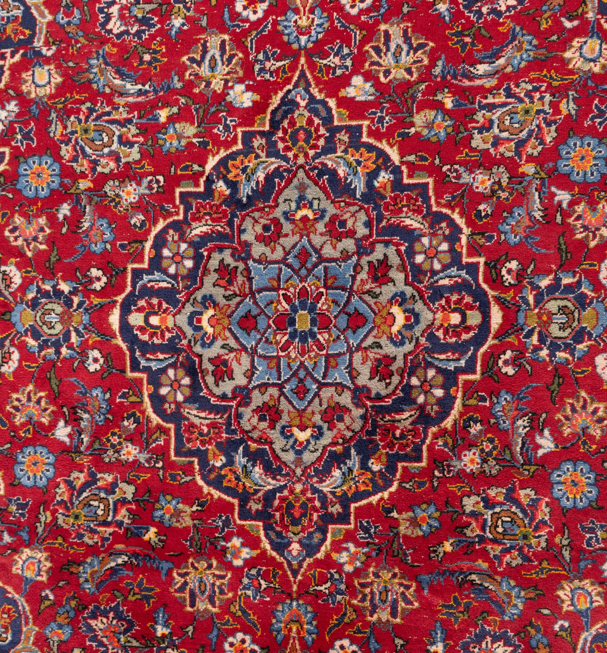 A Kashan Wool Rug