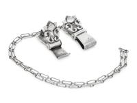 A Georg Jensen Silver Baby Bib Clip