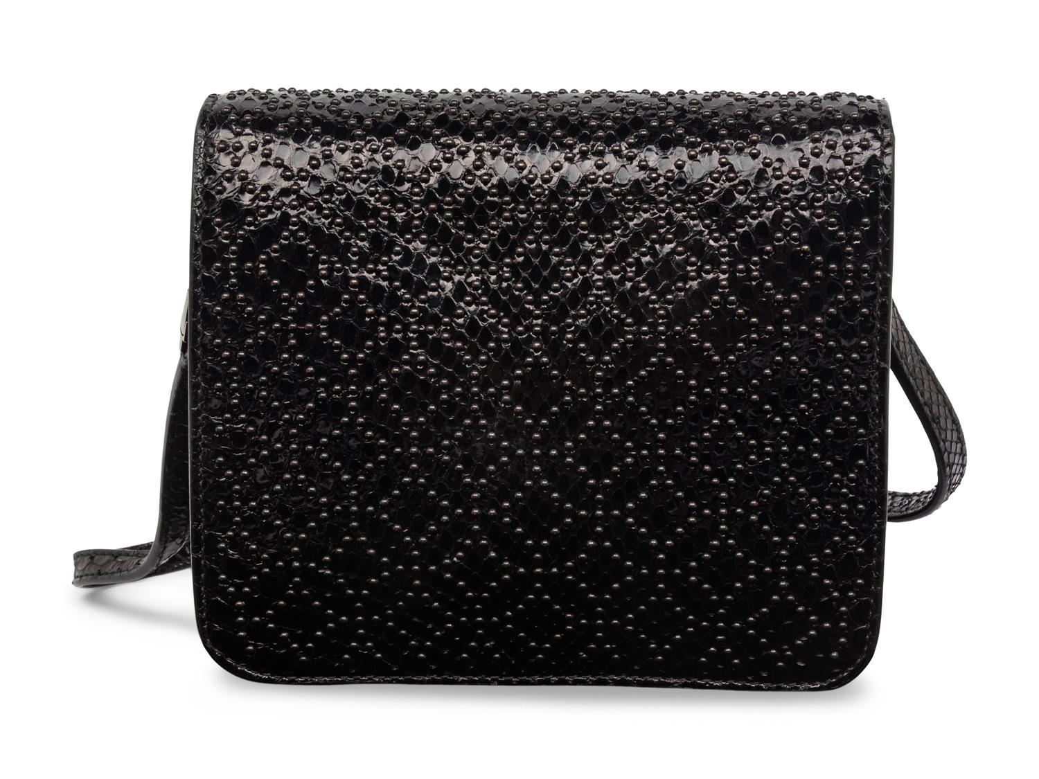 ALAÏA, FRINGED PYTHON FLAP BAG