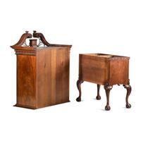 A Philadelphia Chippendale Style Shell-Carved Mahogany High Boy