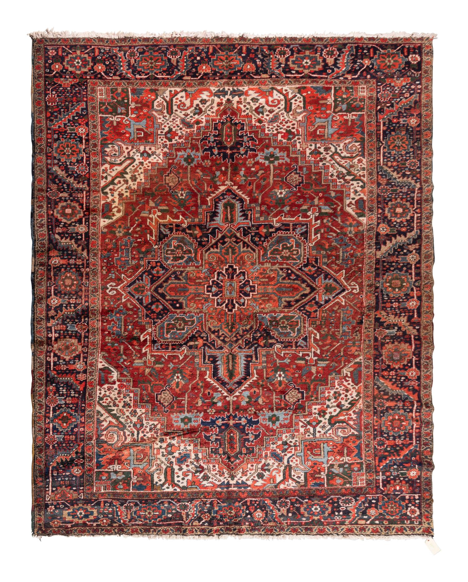 A Heriz Wool Rug