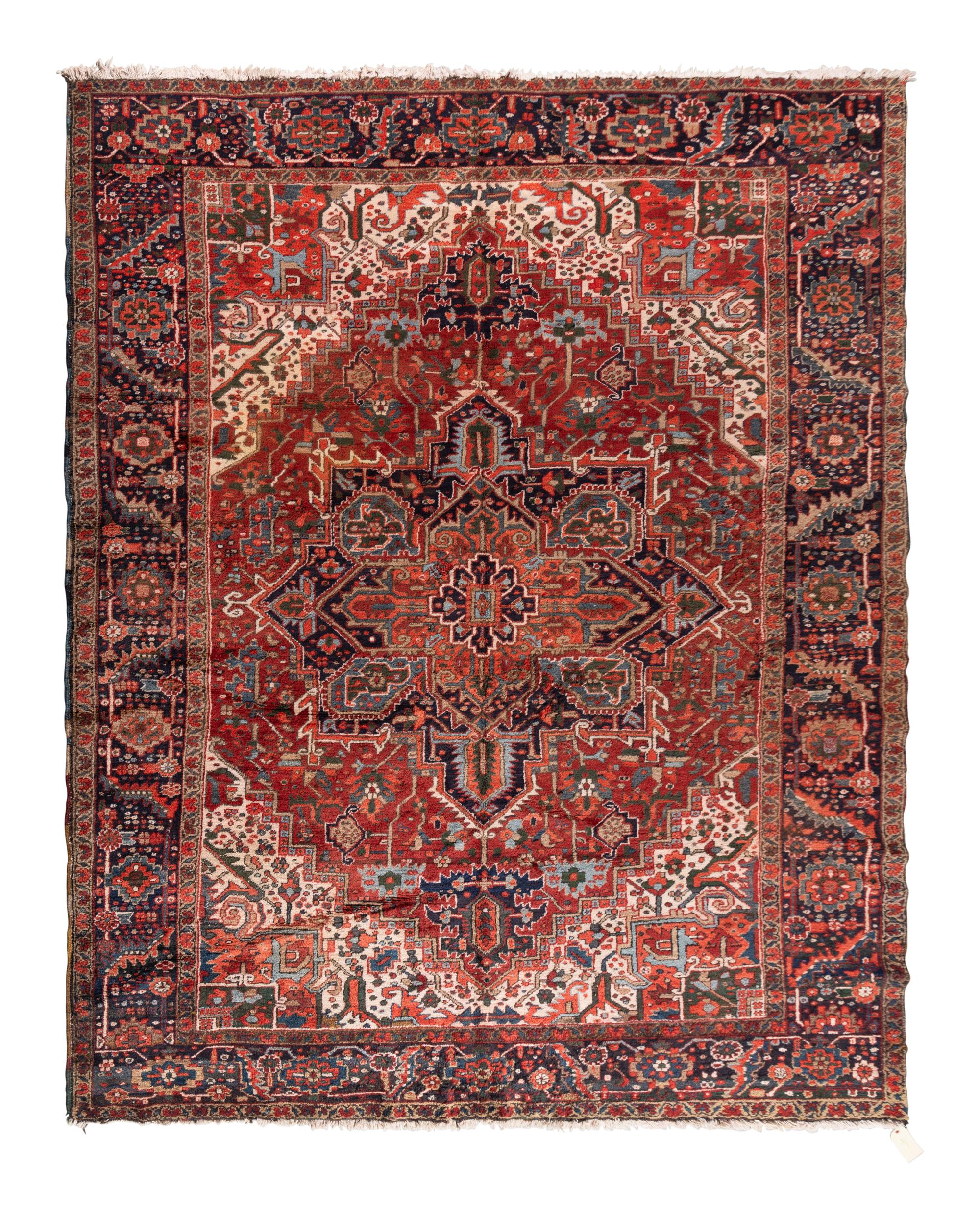 A Heriz Wool Rug