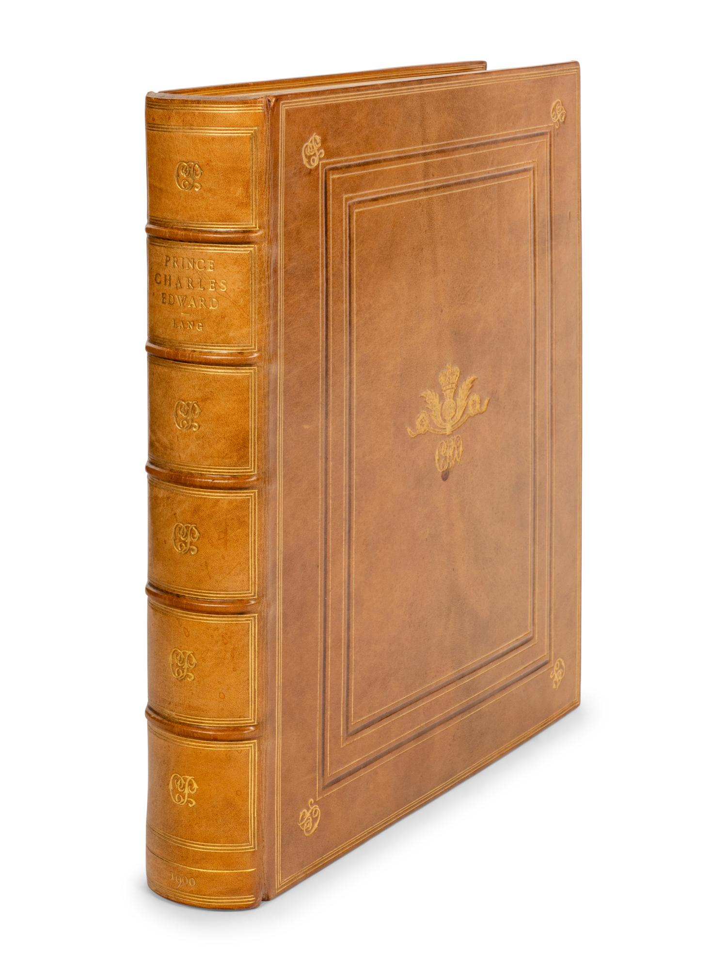 [PRINCE CHARLES EDWARD] -- LANG, Andrew. Prince Charles Edward . London, Paris, New York & Edinburgh: Boupil & Co., 1900.