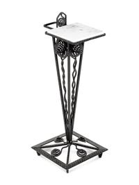An Art Deco Wrought Iron Stand