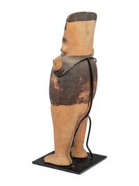 A Chancay Bichrome Figure