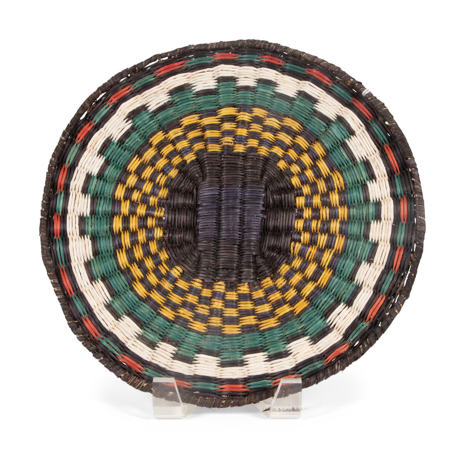 Hopi Third Mesa Wicker Plaques and Basket