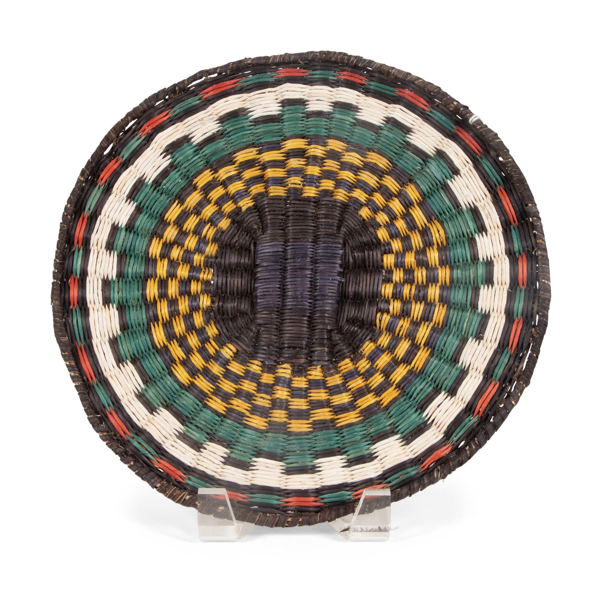 Hopi Third Mesa Wicker Plaques and Basket