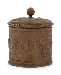 A Tiffany & Co. Bronze Lidded Box