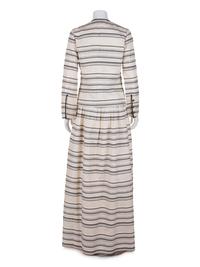 Chanel Silk Striped Skirt Ensemble, 1990s
