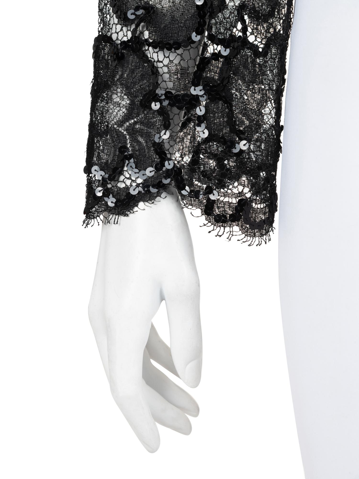 Yves Saint Laurent Haute Couture Lace Cardigan, 1980-90s