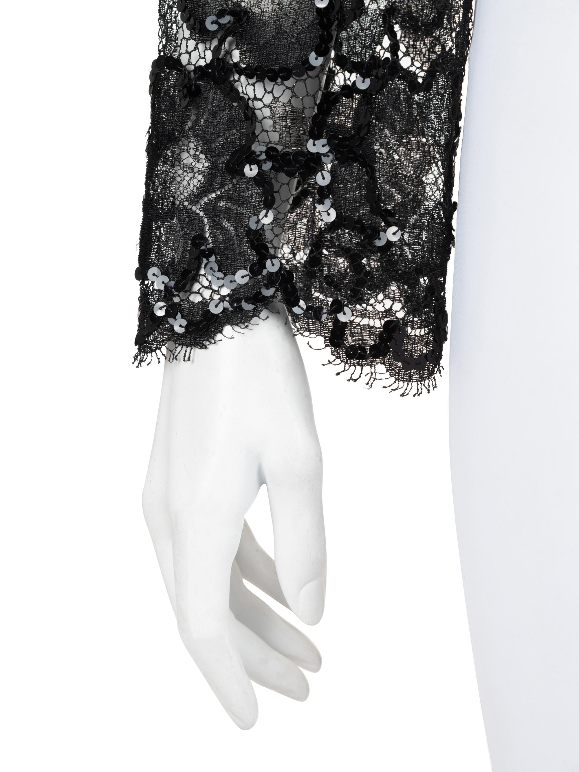 Yves Saint Laurent Haute Couture Lace Cardigan, 1980-90s