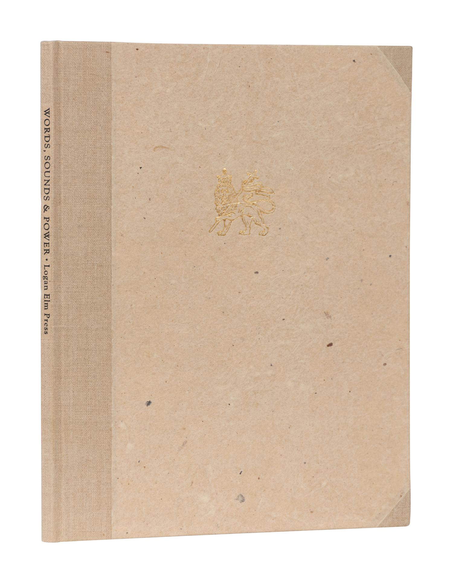 [LOGAN ELM PRESS]. JASUD, Lawrence. Words, Sounds, and Power. Columbus, OH: Logan Elm Press, 1991.