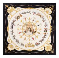 Three Hermès 90cm Silk Scarves