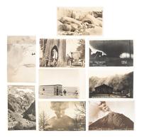 [EARLY PHOTOGRAPHY]. A group of 36 real photo postcards capturing landscapes in the United States and beyond, incl. western scenes.