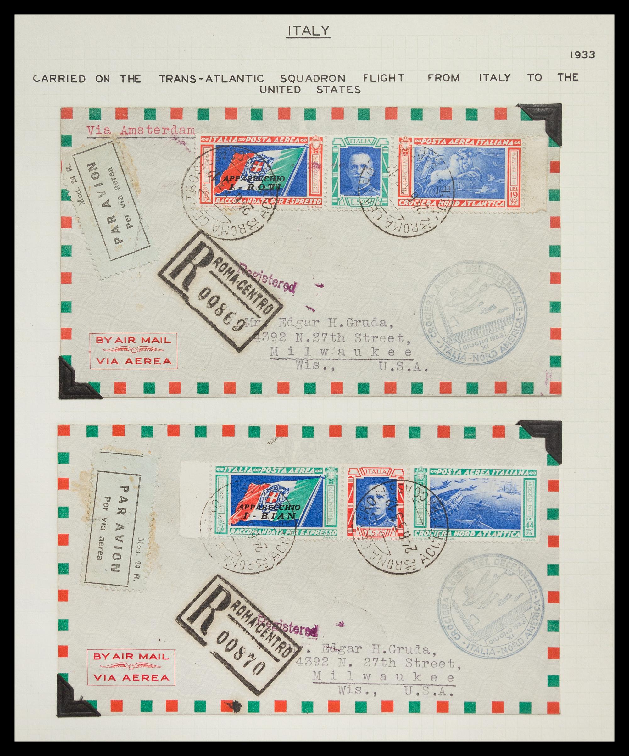 A Collection of European Air Post Stamps and Covers