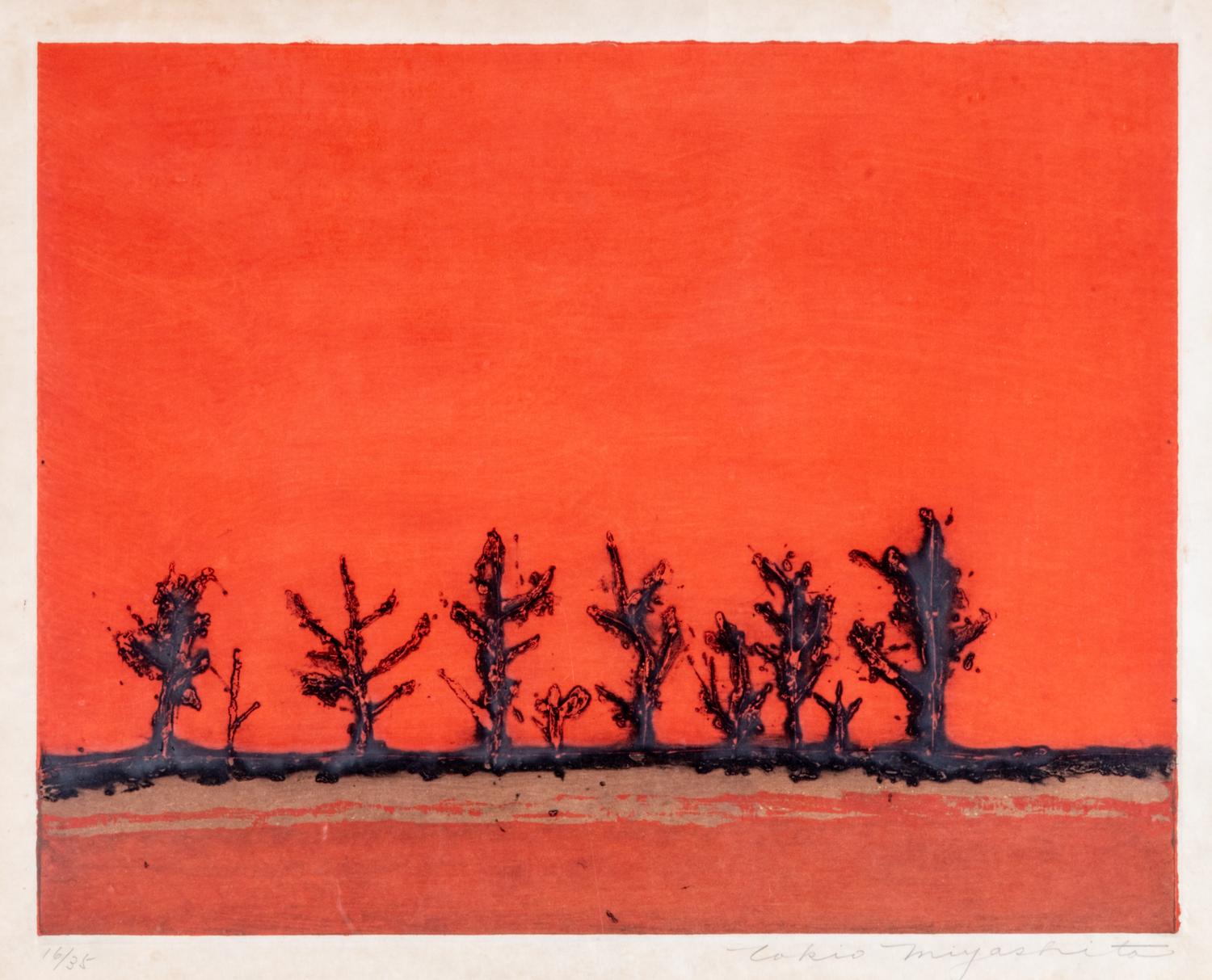 Tokio Miyashita, (Japanese, 1930-2011), Trees