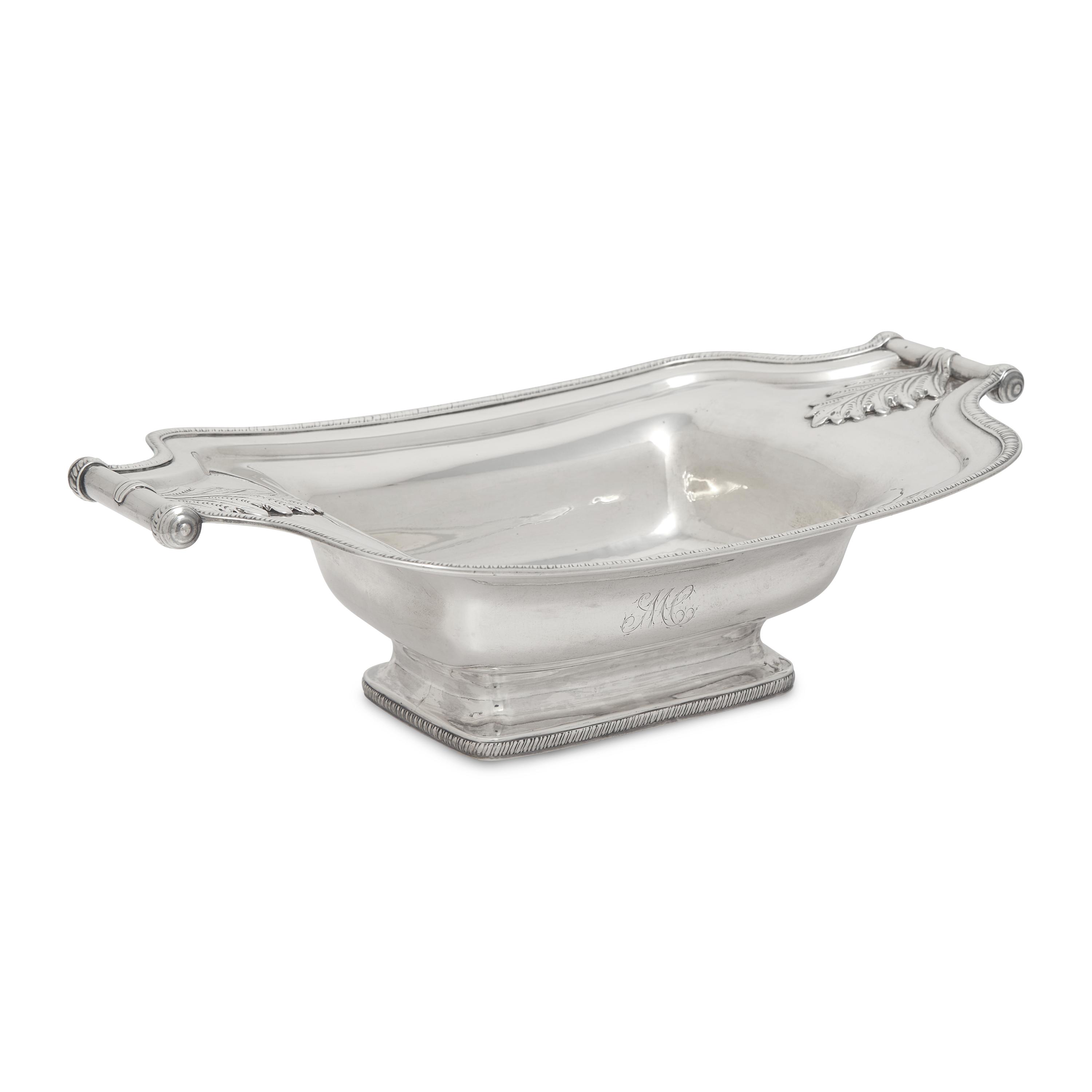 A Federal Silver Cake Basket