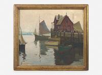 Anthony Thieme (American, 1888-1954) - Rockport Harbor