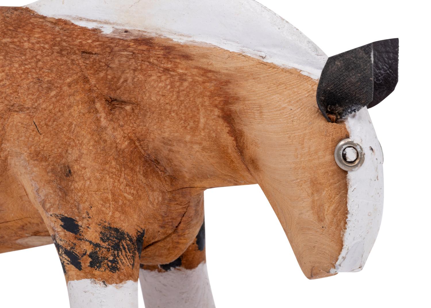 A Folk Art Carved Horse
