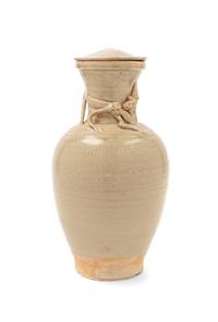 A Chinese Glazed Jar and Cover Height 12 inches. — POSSIBLY SONG DYNASTY (960-1279)