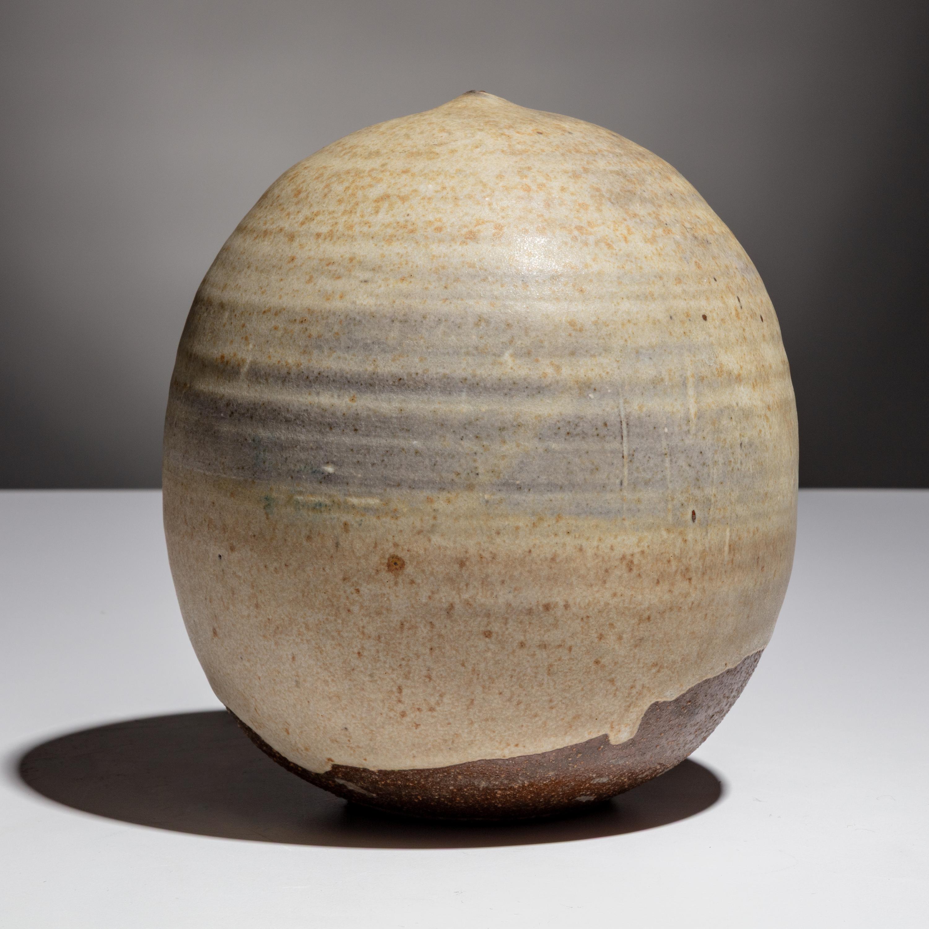 Toshiko Takaezu (American, 1922–2011) — Closed Form with Rattle