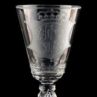 A Dutch Engraved Wine Glass