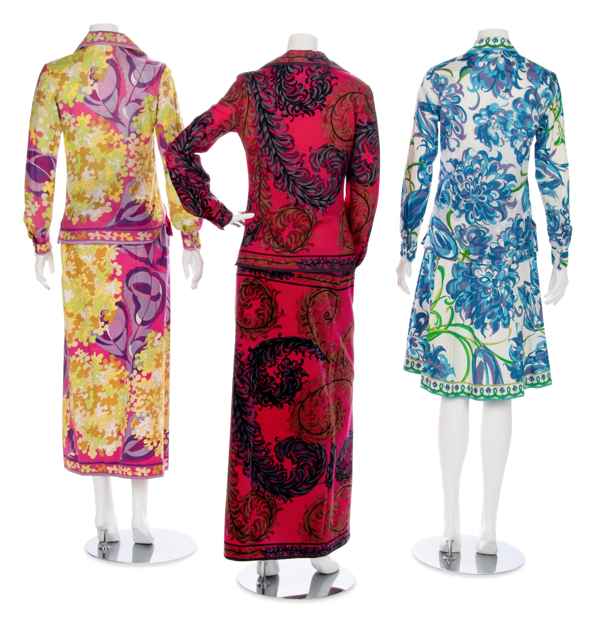 Three Vintage Emilio Pucci Ensembles, 1960-70s