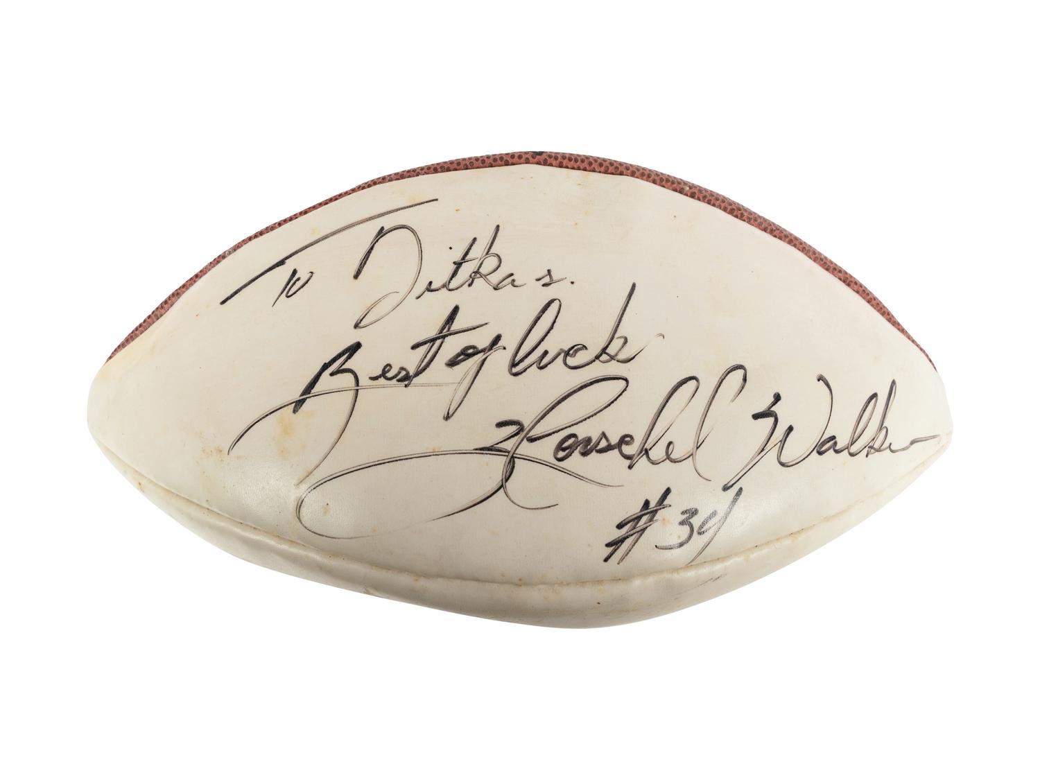 A Large Group of Items Signed by Professional Athletes Formerly Displayed at Mike Ditka’s Restaurant