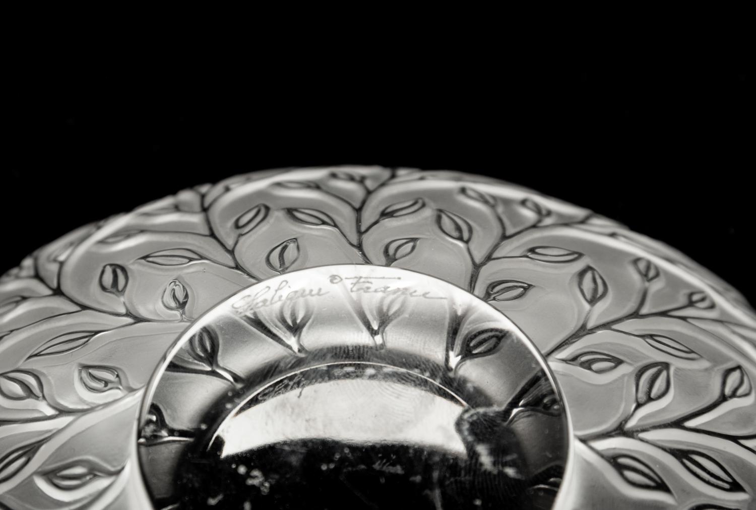 A Lalique Chevrefeuille Vide Poche