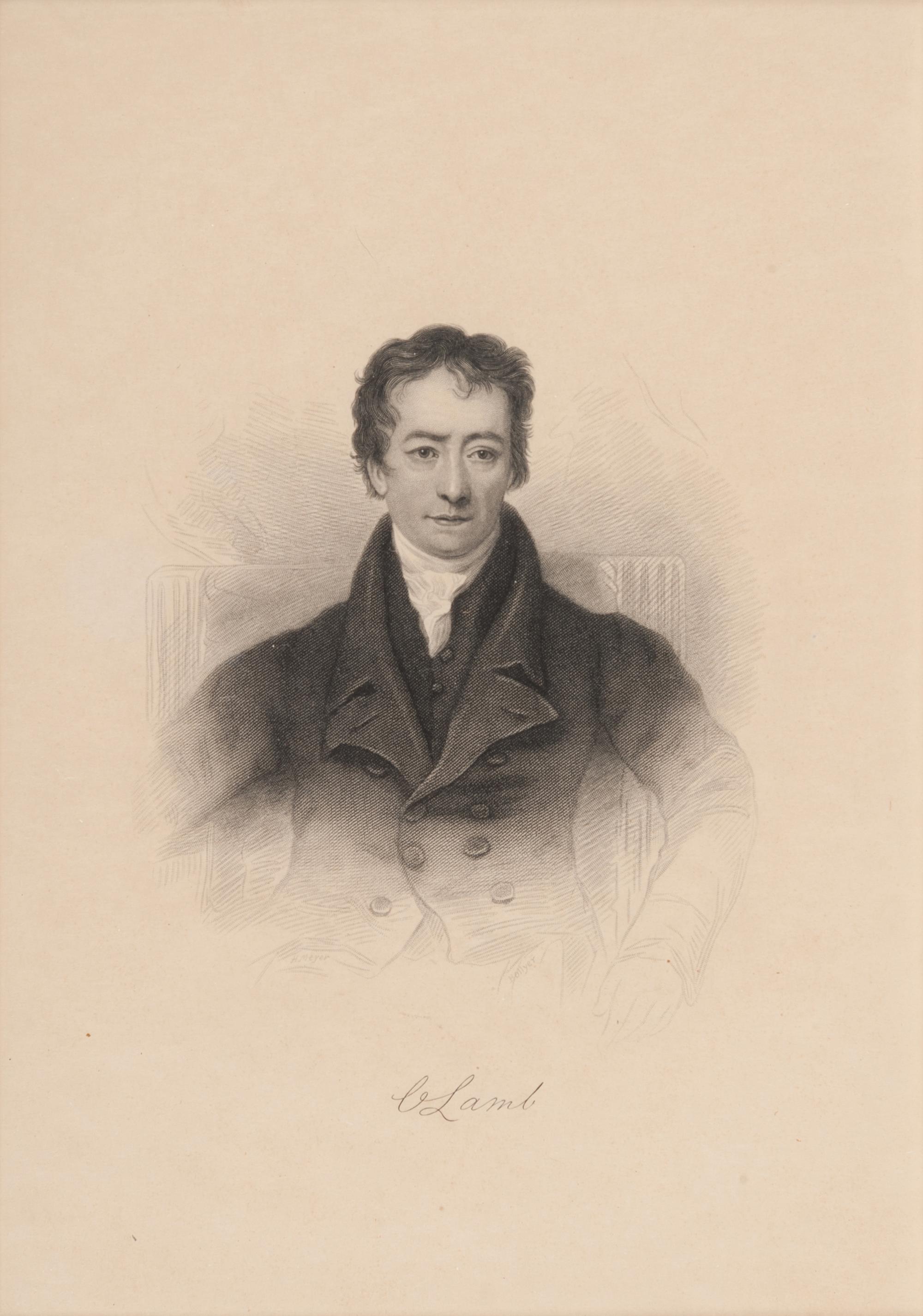 LAMB, Charles (1775-1834). Autograph letter signed ("C. Lamb") to Mr. Allsop. N.p., 29 May 1829.