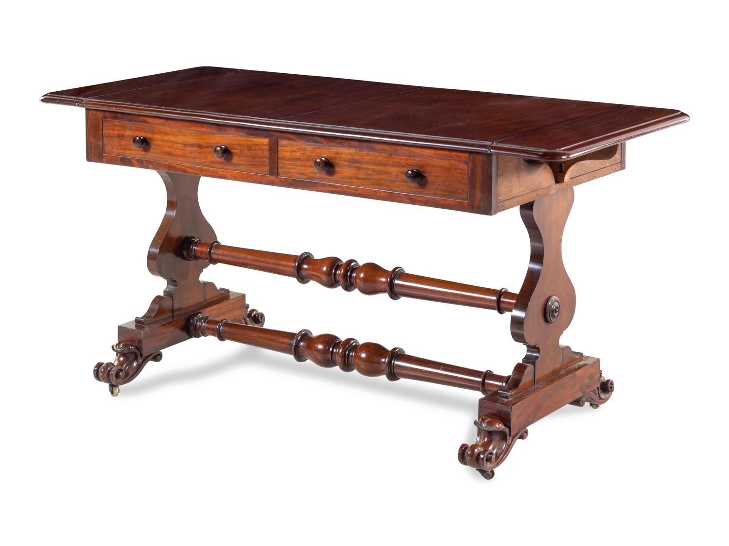 A William IV Style Mahogany Sofa Table
