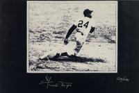 A Group of Willie Mays 1954 World Series "The Catch" Signed Autograph Displays (Beckett Authentication Services Letter),