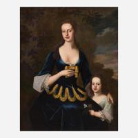 William Aikman (Scottish, 1682–1731) Portrait of Margaret Campbell, née Leckie (1674-1711), and her Eldest Son John Campbell (1696-1746)