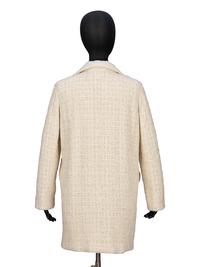 Chanel, Long Cream Tweed Jacket