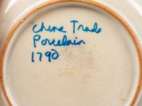 Eight Chinese Export Porcelain Tea Wares